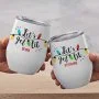 Let's Get Lit' Personalised Stainless Steel Insulated  Cup - Set of 2