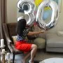 Numeric Jumbo-Size Foil Helium Balloon