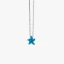 Light Blue Opal Starfish Necklace