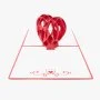 Love Heart - 3D Pop up Card By Abra Cards