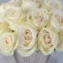 Luxury White Roses Arrangement
