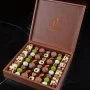 Maia Premium Chocolate Leather Box