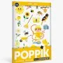 Mini Sticker Poster - Learning Colours - (Yellow) By Poppik