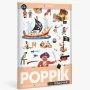 Mini Sticker Poster - Pirates (+29 Stickers) by Poppik