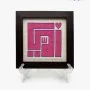 Mom Pink Embroidery Frame by Khoyoot