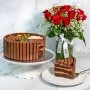 Multi Barrel KitKat Cake & Red Roses Bundle by Secrets