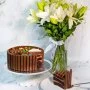 Multi Barrel KitKat Cake & White Lillies Bundle by Secrets
