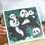 ملصق أحجية الحيوانات البرية من بوبيك