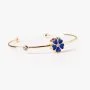 Navy Flower Bracelet