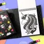 Neon Colouring Set - Unicorns & Friends by Tiger Tribe