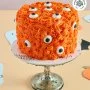 Orange Monster Halloween  Cake By Magnolia Bakery