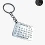 Personalized Calendar Keychain 