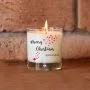 Personalized Christmas Stars Candle