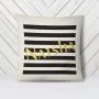 Personalized Gold Name Cushion 