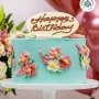 Pink Flower Cake by Magnolia