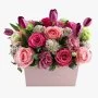 Pretty In Pink Flowers Box