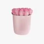 Pretty Pink Flowers in Round Box