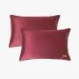 Pure Silk Personalised Pillowcase - Burgundy Red