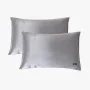 Pure Silk Personalised Pillowcase - Heather Grey