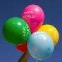 Rainbow Latex "Happy Birthday" Printed Balloons 5pc Pack by Talking Tables