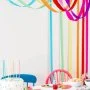 Rainbow Paper Streamers 7 Colors Pack by Talking Tables