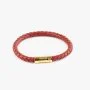 Red 6mm Leather Bracelet by ZUS  