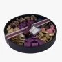 Round Chocolate Tray By Lilac 