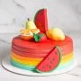 Summer Fruits Design Cake By Sugar Daddy's Bakery 