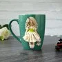 Summer Girl 3D polymer clay mug