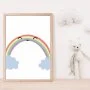 Rainbow Smile Wall Art Print by Sweet Pea