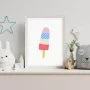 Summer Popsicle Wall Art Print by Sweet Pea