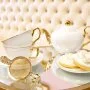 Teaset with 2 cups - ivory By Cristina Re