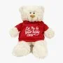 Teddy Bear 38cm in Red Hoodie by Fay Lawson