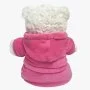 Cream Teddy with Pink Bathrobe 38cm by Fay Lawson