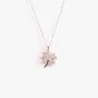 The Flower Necklace-Silver