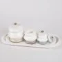 Tray With 3 Canister Set By Blends