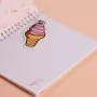 Trendy Wire Notebook Ice Cream