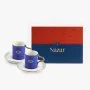 Turkish Coffee Set - Nazar - Blue & White