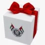 UAE Double Flag with Bow- National Day Gift Box 200g - Pack of 10 Boxes By Le Chocolatier