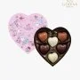 صندوق شوكولاتة عيد الحب بشكل قلب من جوديفا