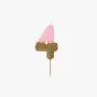 We Heart Birthday Glitter Number Pink Candle '4' by Talking Tables