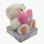 White Bear with Pink Heart