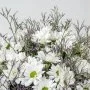 باقة زهور القرنفل الأبيض