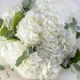 باقة زهور الكوبية البيضاء
