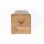 Wooden Box With Leather Handle-Square By Blends