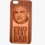 World's best Dad Wooden Mobile Case by Laser Gallery